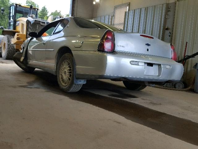 2G1WW12E019218964 - 2001 CHEVROLET MONTE CARL ვერცხლისფერი ფოტო 3