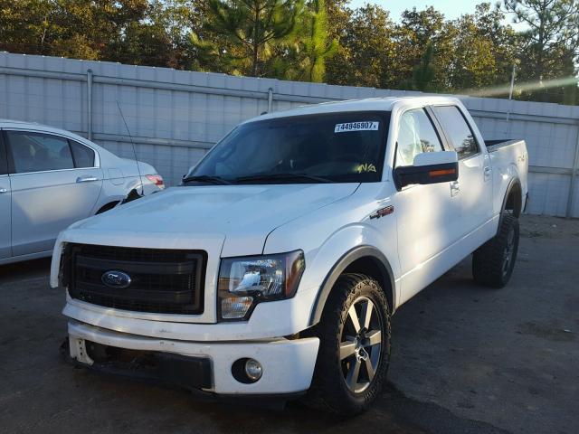 1FTFW1EFXDKE74267 - 2013 FORD F150 SUPER WHITE photo 2