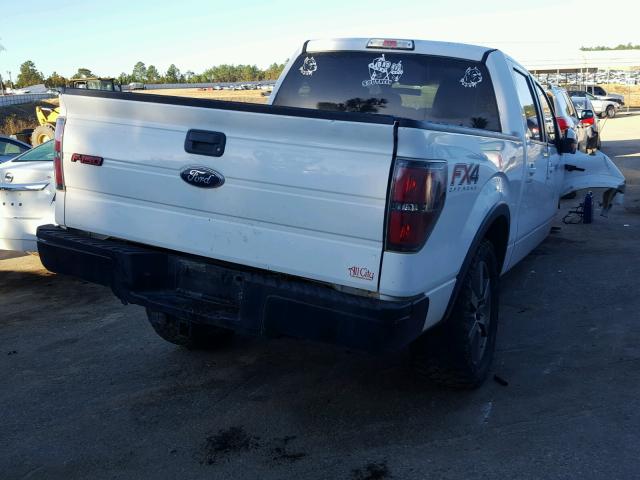 1FTFW1EFXDKE74267 - 2013 FORD F150 SUPER WHITE photo 4