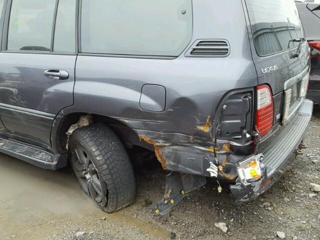 JTJHT00W233524619 - 2003 LEXUS LX 470 GRAY photo 9