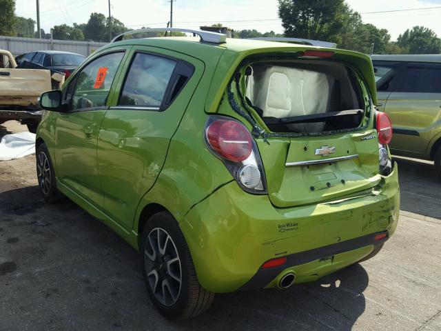 KL8CF6S95FC750889 - 2015 CHEVROLET SPARK 2LT GREEN photo 3