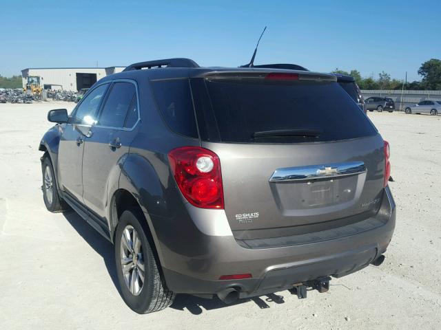 2GNFLNE59C6181508 - 2012 CHEVROLET EQUINOX LT BROWN photo 3