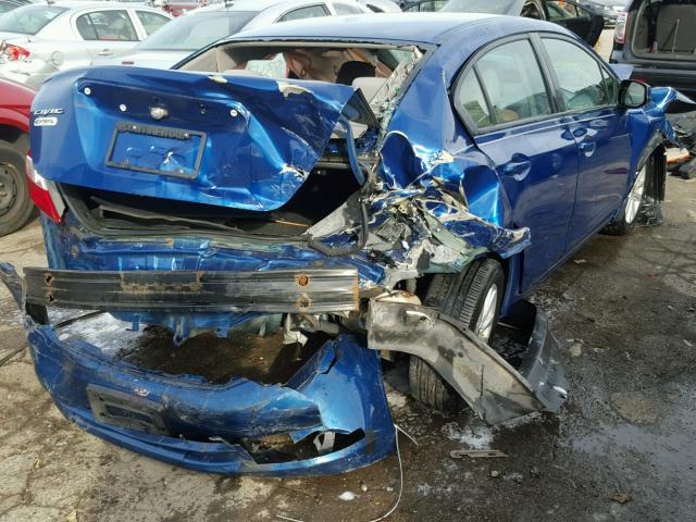 2HGFB2F84CH513203 - 2012 HONDA CIVIC EX BLUE photo 4