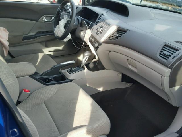 2HGFB2F84CH513203 - 2012 HONDA CIVIC EX BLUE photo 5