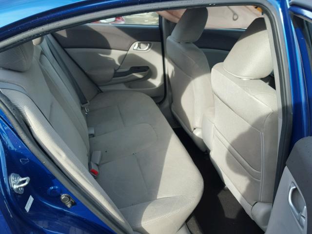 2HGFB2F84CH513203 - 2012 HONDA CIVIC EX BLUE photo 6
