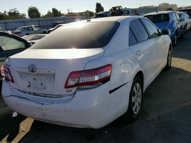 4T1BF3EK3BU774737 - 2011 TOYOTA CAMRY WHITE photo 4