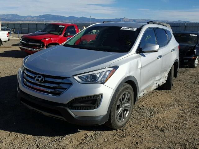 5XYZTDLB2DG097477 - 2013 HYUNDAI SANTA FE S SILVER photo 2