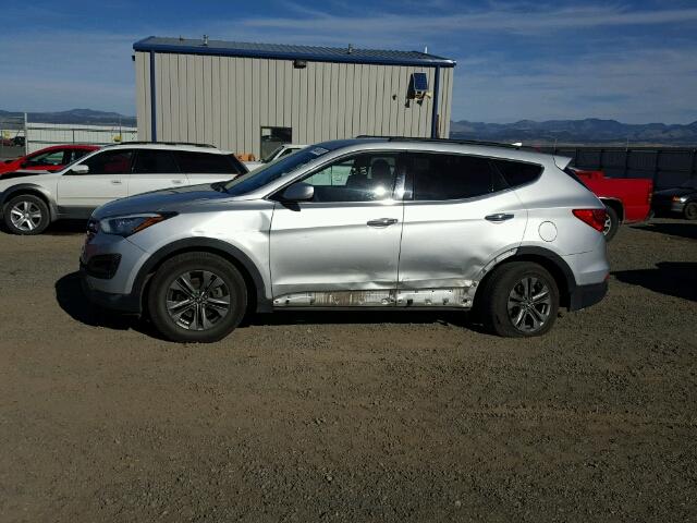 5XYZTDLB2DG097477 - 2013 HYUNDAI SANTA FE S SILVER photo 9