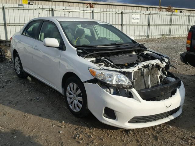 5YFBU4EE7DP163054 - 2013 TOYOTA COROLLA WHITE photo 1