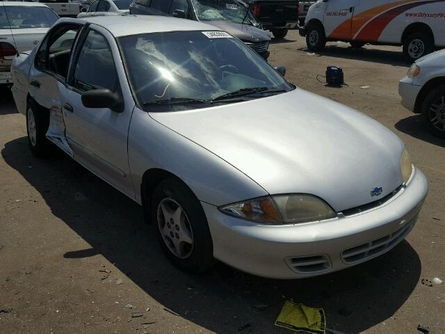 1G1JC524X17181036 - 2001 CHEVROLET CAVALIER B SILVER photo 1