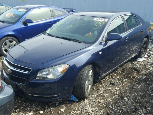 1G1ZH57B584282850 - 2008 CHEVROLET MALIBU 1LT ლურჯი ფოტო 2