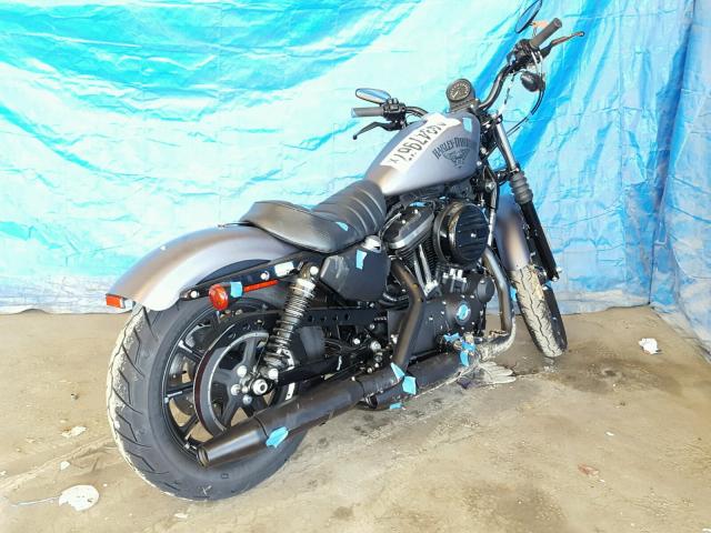 1HD4LE216HC440437 - 2017 HARLEY-DAVIDSON XL883 IRON CHARCOAL photo 4