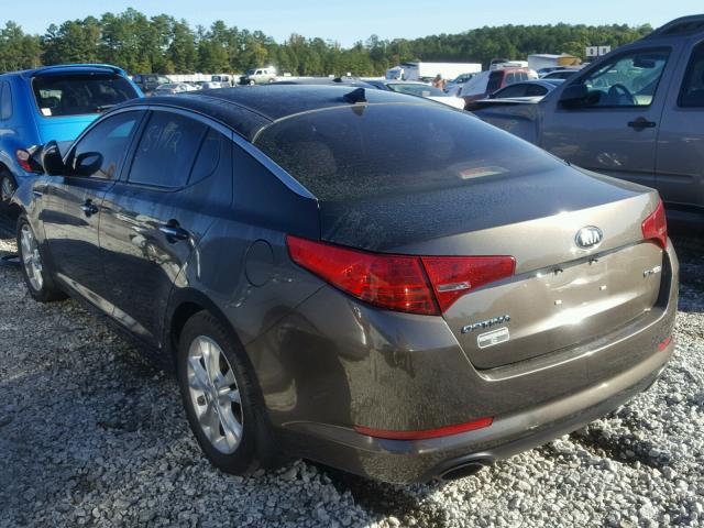 5XXGN4A77DG186241 - 2013 KIA OPTIMA EX BLACK photo 3