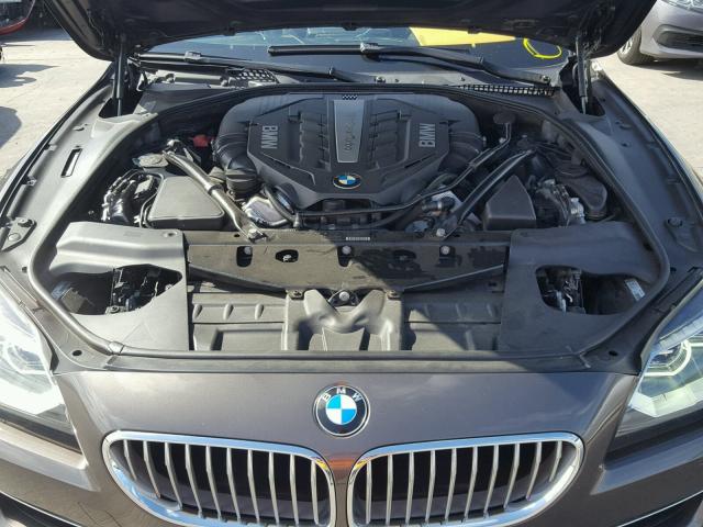 WBAYP9C52DDW21083 - 2013 BMW 650 I CHARCOAL photo 7