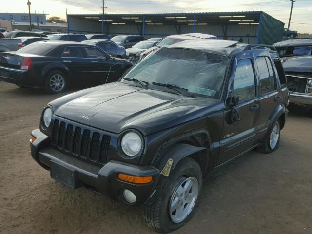 1J4GK58K53W516068 - 2003 JEEP LIBERTY LI BLACK photo 2