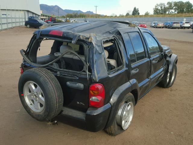1J4GK58K53W516068 - 2003 JEEP LIBERTY LI BLACK photo 4