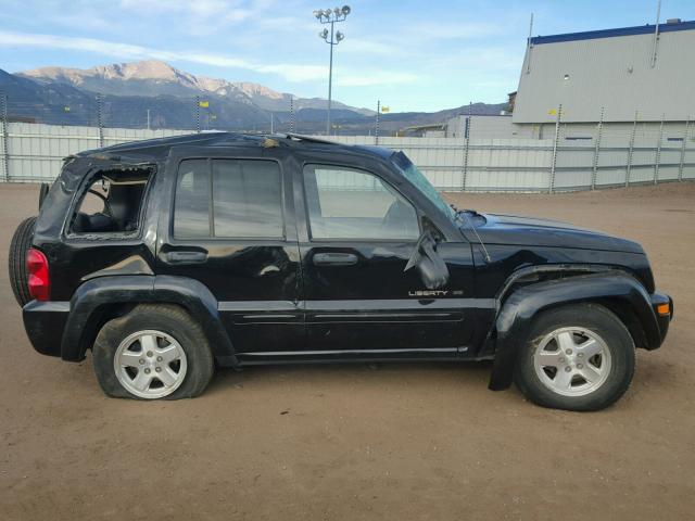 1J4GK58K53W516068 - 2003 JEEP LIBERTY LI BLACK photo 9