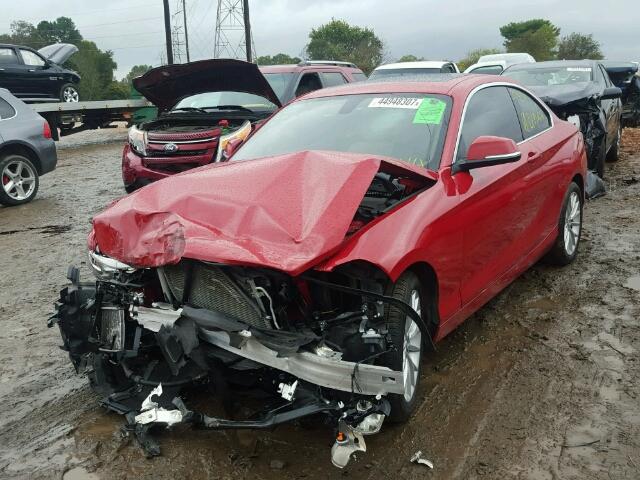 WBA1F9C5XGV545079 - 2016 BMW 228 I RED photo 2