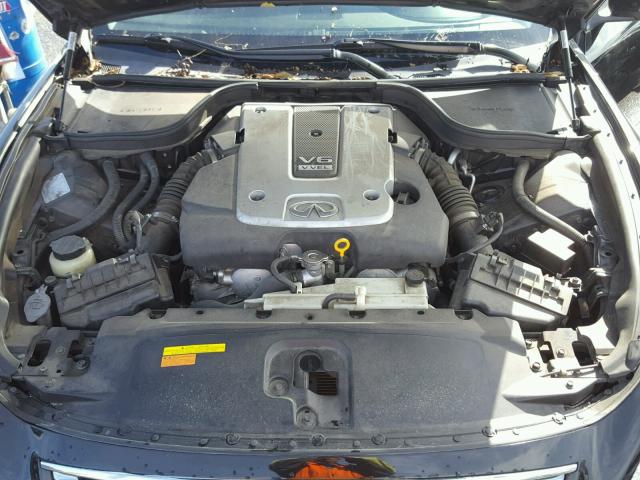 JNKCV64E28M128069 - 2008 INFINITI G37 BASE BLACK photo 7