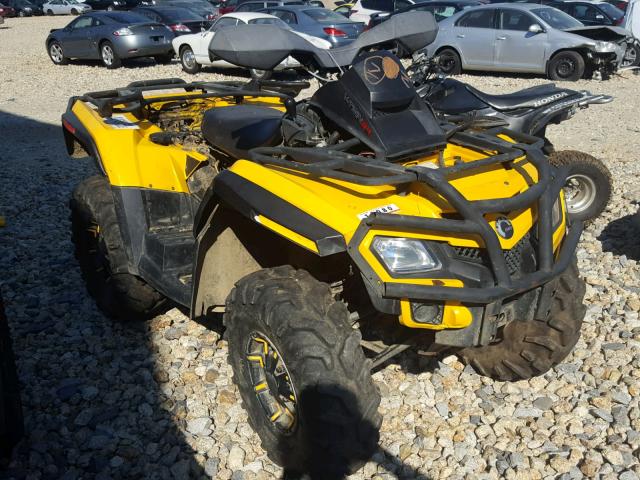 3JBEPCN15AJ000504 - 2010 CAN-AM OUTLANDER YELLOW photo 1