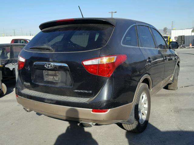 KM8NU13CX9U078955 - 2009 HYUNDAI VERACRUZ G BLACK photo 4