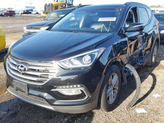 5NMZU3LB0HH042089 - 2017 HYUNDAI SANTA FE S BLACK photo 2