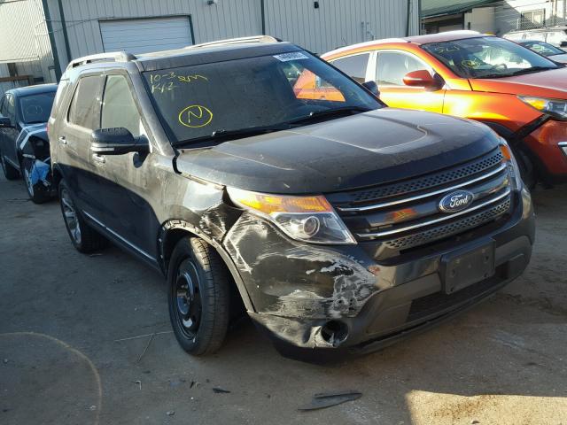 1FM5K8F8XDGB70287 - 2013 FORD EXPLORER L BLACK photo 1