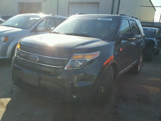 1FM5K8F8XDGB70287 - 2013 FORD EXPLORER L BLACK photo 2