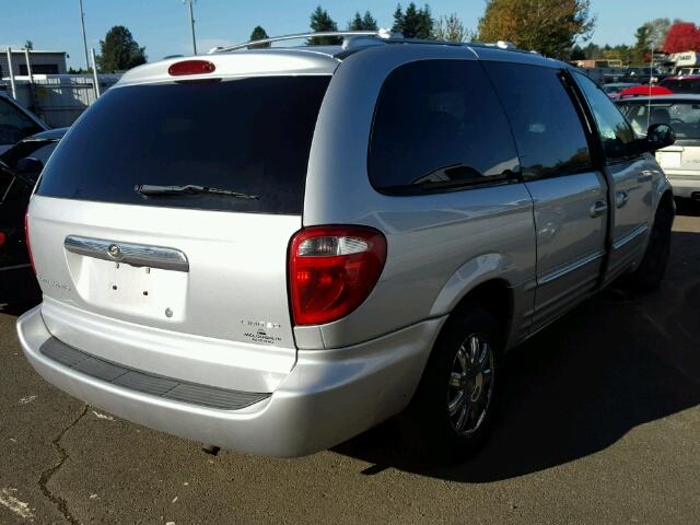 2C8GP64L94R514974 - 2004 CHRYSLER TOWN & COU SILVER photo 4