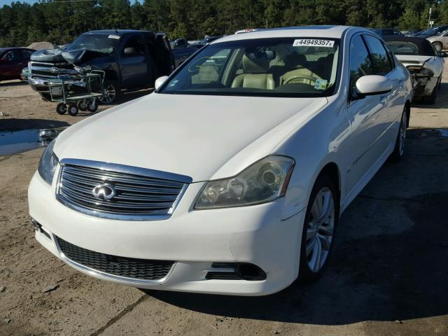 JNKCY01E59M800099 - 2009 INFINITI M35 BASE WHITE photo 2