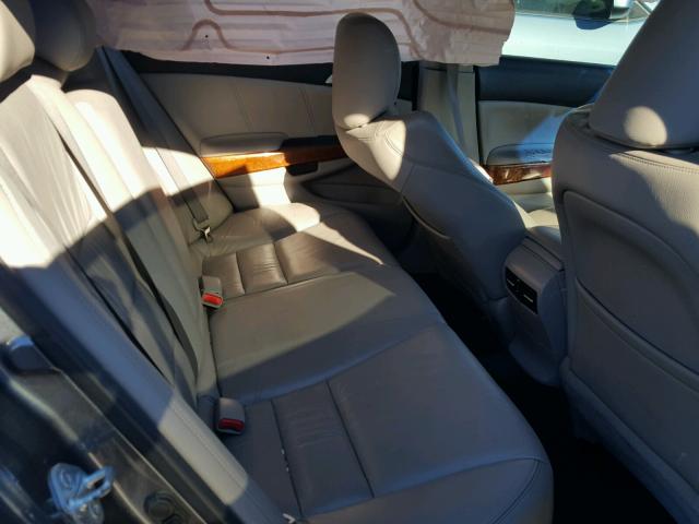 1HGCP2F84BA079916 - 2011 HONDA ACCORD EXL GRAY photo 6