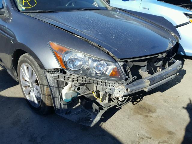 1HGCP2F84BA079916 - 2011 HONDA ACCORD EXL GRAY photo 9