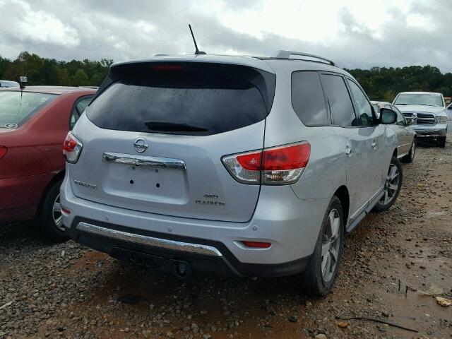 5N1AR2MM6EC696092 - 2014 NISSAN PATHFINDER SILVER photo 4