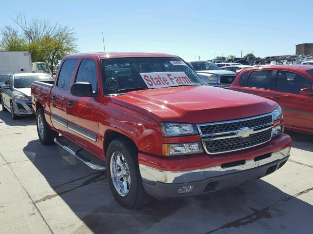 2GCEC13T161200634 - 2006 CHEVROLET SILVERADO RED photo 1