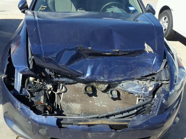 1HGCP26409A140279 - 2009 HONDA ACCORD LXP BLUE photo 7