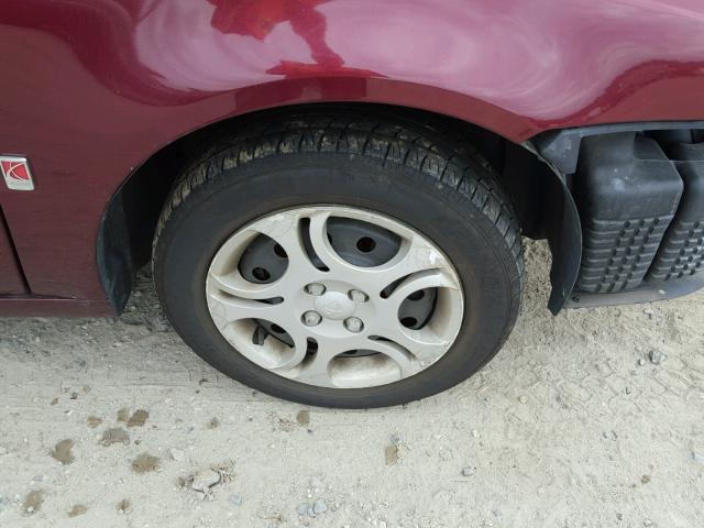 1G8AJ52FX3Z159876 - 2003 SATURN ION LEVEL MAROON photo 9