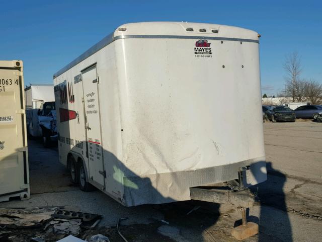 5NHUBL629GN085484 - 2016 EQUI TRAILER WHITE photo 1