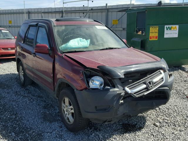 JHLRD78873C030066 - 2003 HONDA CR-V MAROON photo 1