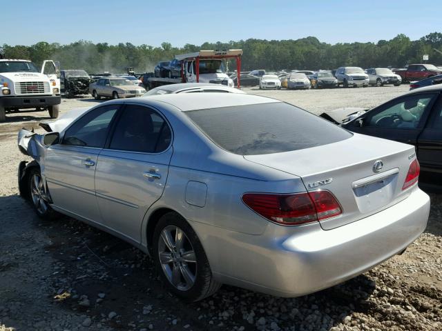 JTHBA30G265145250 - 2006 LEXUS ES SILVER photo 3