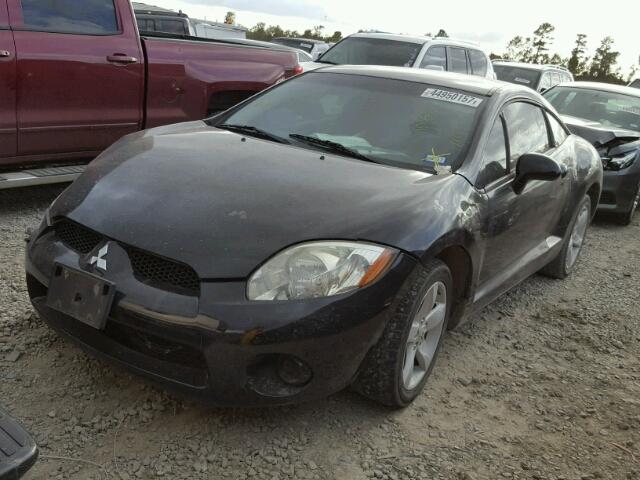 4A3AK24FX7E008318 - 2007 MITSUBISHI ECLIPSE GS BLACK photo 2