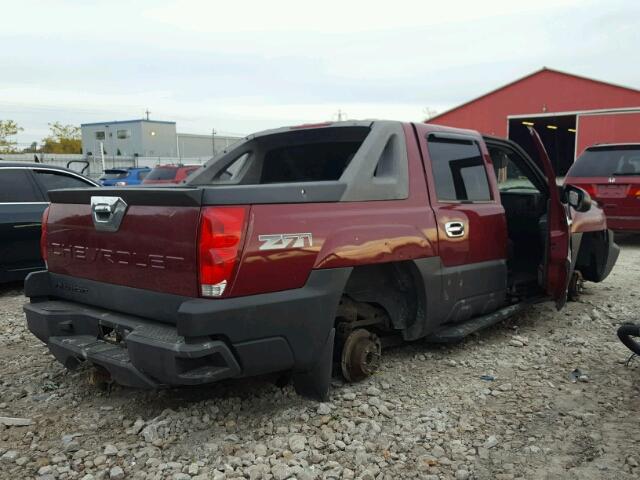 3GNEK12T34G143773 - 2004 CHEVROLET AVALANCHE TWO TONE photo 4