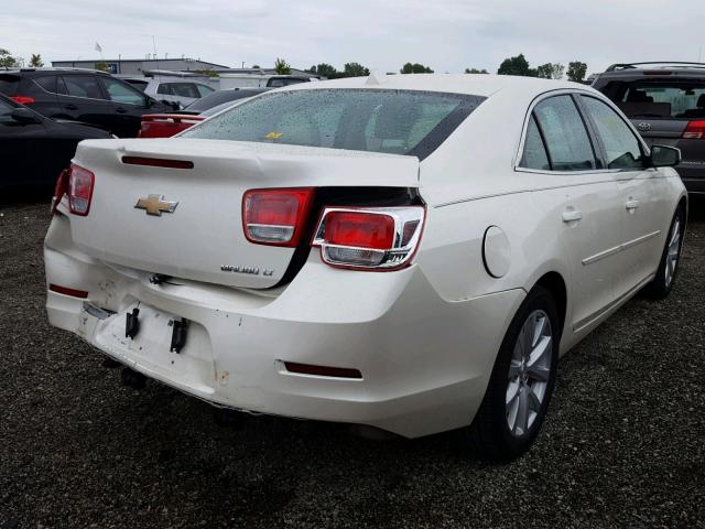 1G11G5SX3DF230201 - 2013 CHEVROLET MALIBU 3LT WHITE photo 4