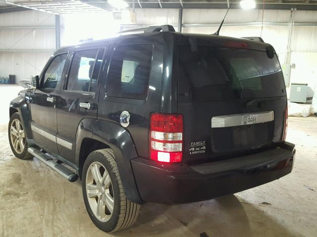 1J4PN5GK3BW570265 - 2011 JEEP LIBERTY LI BLACK photo 3