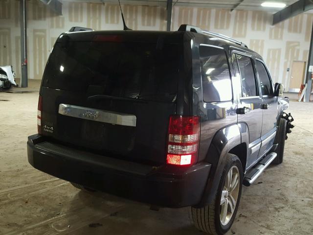 1J4PN5GK3BW570265 - 2011 JEEP LIBERTY LI BLACK photo 4