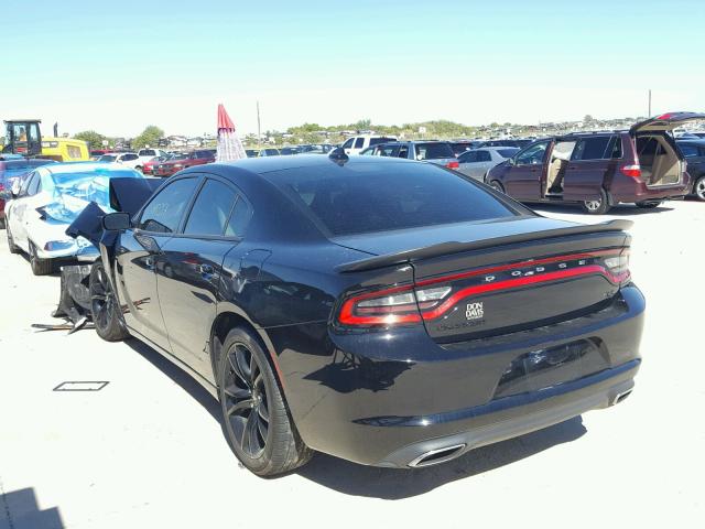 2C3CDXCT2HH559352 - 2017 DODGE CHARGER BLACK photo 3