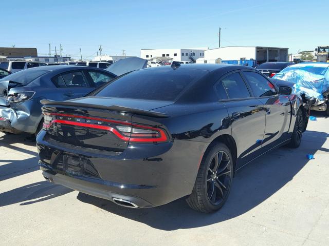 2C3CDXCT2HH559352 - 2017 DODGE CHARGER BLACK photo 4