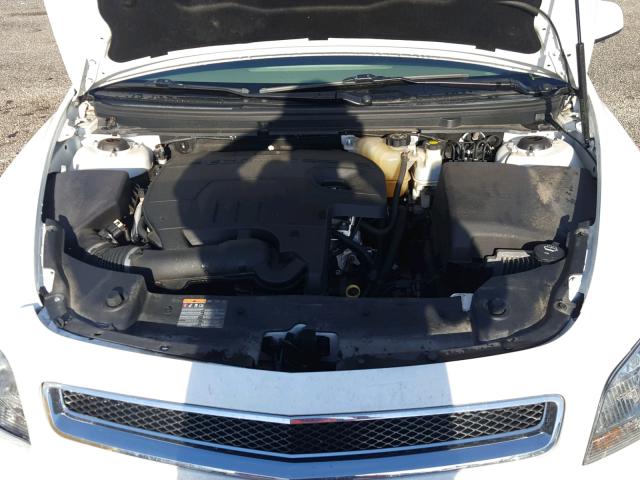 1G1ZC5E03AF232913 - 2010 CHEVROLET MALIBU 1LT WHITE photo 7