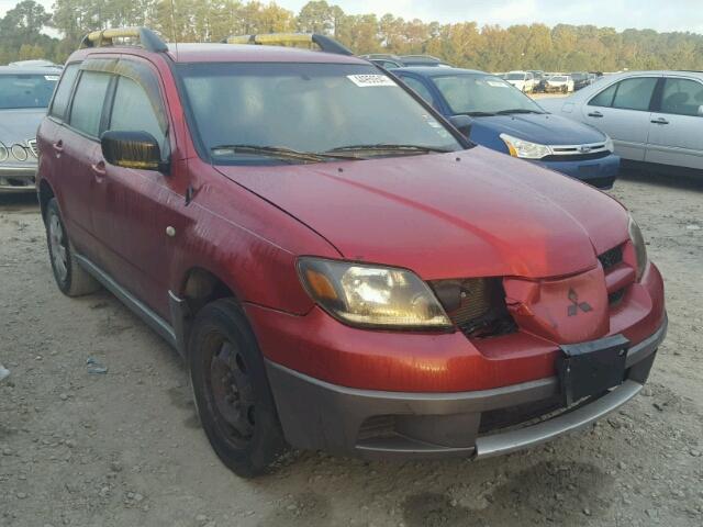 JA4LX31G53U063026 - 2003 MITSUBISHI OUTLANDER RED photo 1