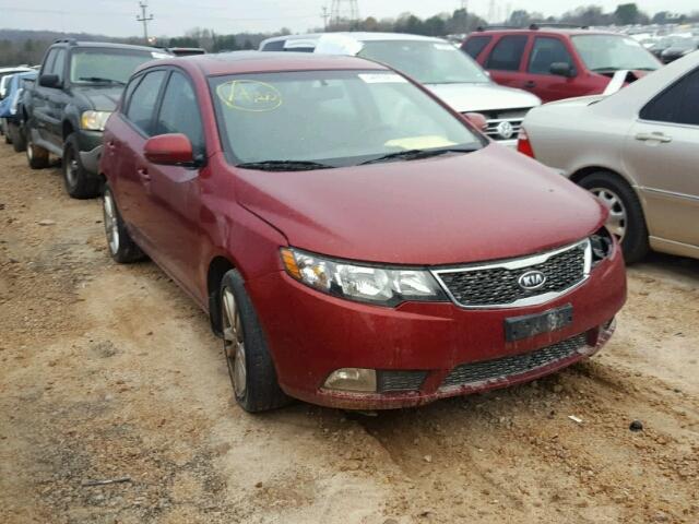 KNAFW5A34C5468459 - 2012 KIA FORTE SX RED photo 1