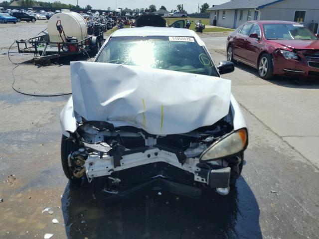 1G2NF52T81M576099 - 2001 PONTIAC GRAND AM S WHITE photo 9